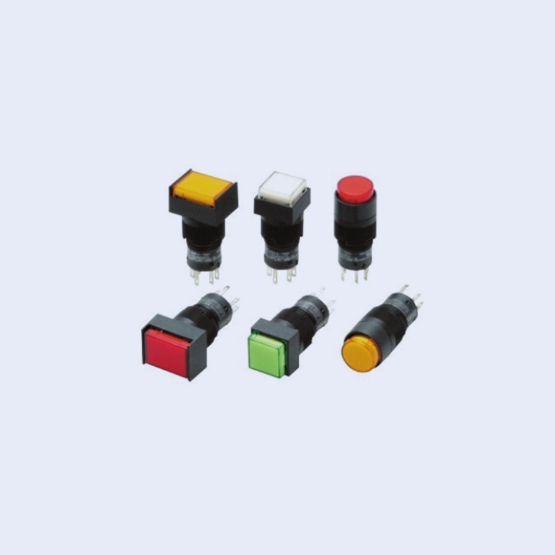 A3C系列按鈕歐姆龍開(kāi)關(guān)（帶燈、不帶燈）（圓型φ12）